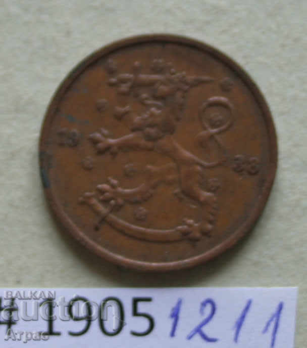 5 пеня 1938  Финландия с цена € 0.77 | 1.51 лв.