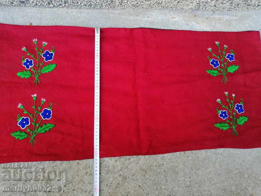 An old woven embroidered pillow case for an almond pillow - 5 An old woven embroidered pillow case for an almond pillow - 5