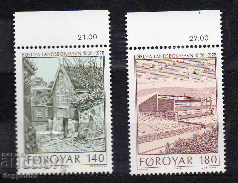 1978 Insulele Feroe. 150 de ani.Torshavn Public Library.