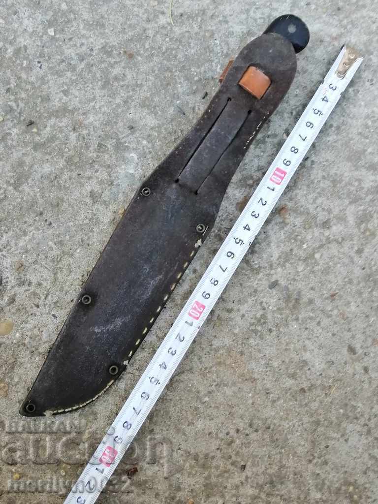 Old forged knife with engravings and Kaniya blade - 5 Old forged knife with engravings and Kaniya blade - 5