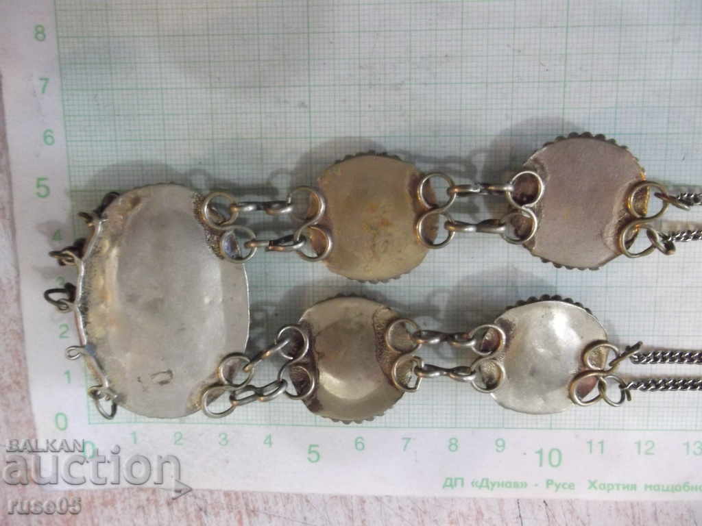 Necklace of coated minerals from "SBS" shop of sots - 6