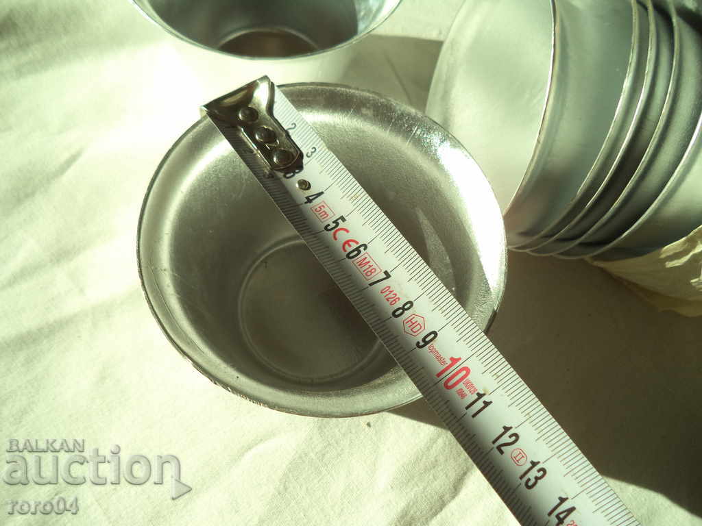 Ολοκαίνουργια κάψουλες από αλουμίνιο - 10 τεμ - 5 Ολοκαίνουργια κάψουλες από αλουμίνιο - 10 τεμ - 5