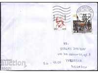 Пътувал плик  с марки Немски градове Мюнхен 2003 от Германия