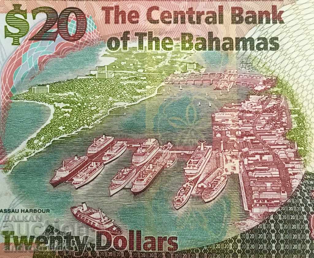 Bahamas - $ 20 2010, P-74a, FINE