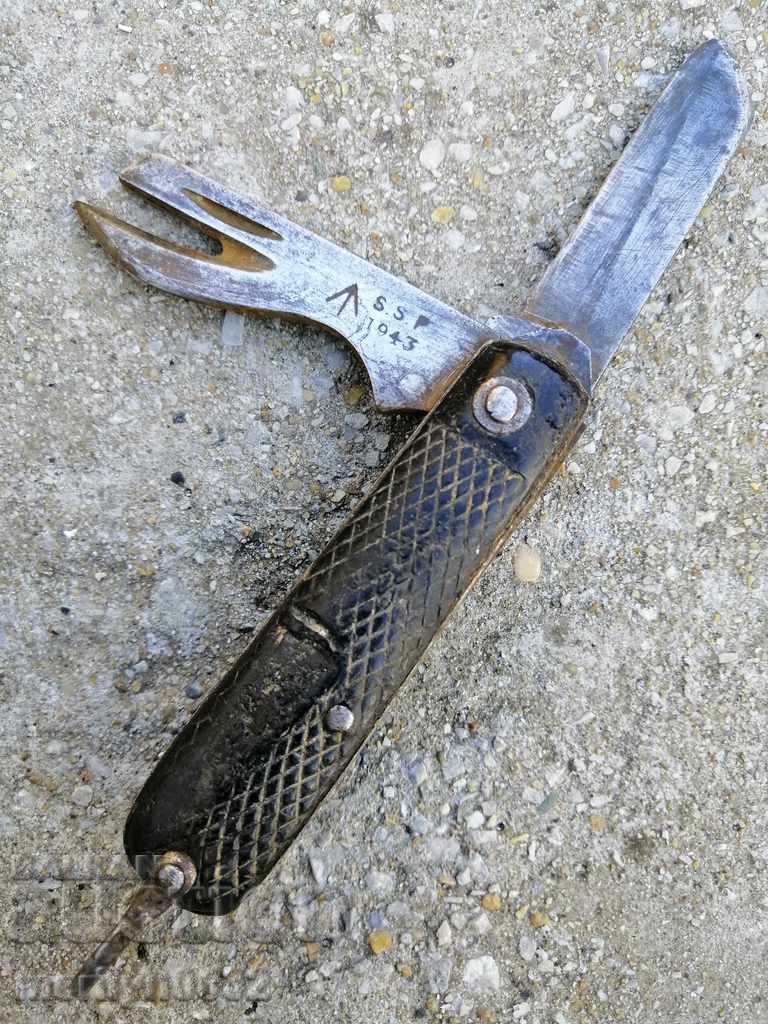 Auction Army German or English knife WW2 1943 knife knife Auction Army German or English knife WW2 1943 knife knife