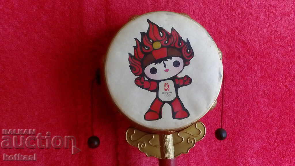 Old sports souvenir Olympics China Beijing 2008 Drum Old sports souvenir Olympics China Beijing 2008 Drum
