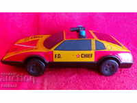 Old social metal sheet metal toy car 21.50 cm.