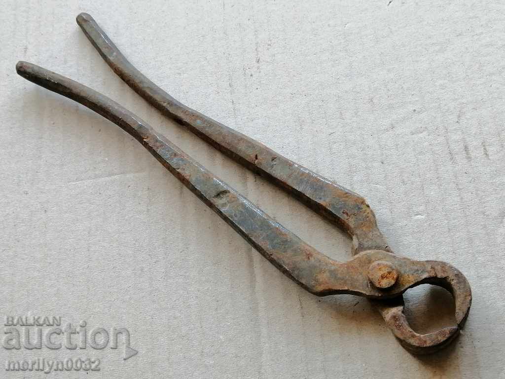 Ancient primitive crumpled keretten pliers in the 20th century - 6 Ancient primitive crumpled keretten pliers in the 20th century - 6