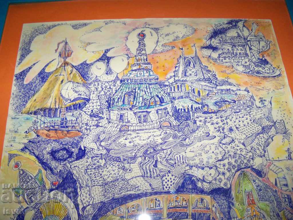 Аукцион "Отвъден свят" картина на художничката Десислава Илиева Аукцион "Отвъден свят" картина на художничката Десислава Илиева