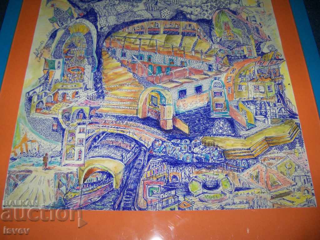 "Отвъден свят" картина на художничката Десислава Илиева - 5 "Отвъден свят" картина на художничката Десислава Илиева - 5