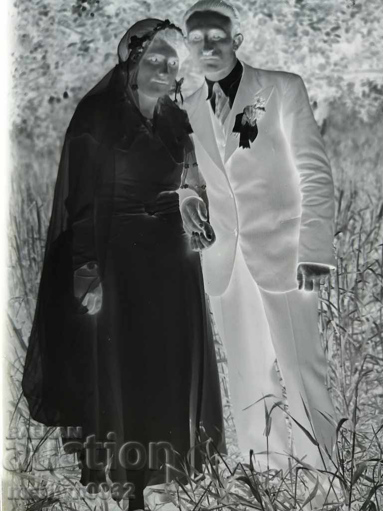 Old photographic photo plates for the village of Byala Cherkva negative - 6 Old photographic photo plates for the village of Byala Cherkva negative - 6