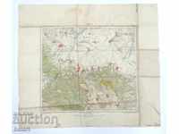 СТАРА  КАРТА ИЗВОР РАДОМИР 1908 г.  MAP 1:50 000
