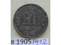 10 pfenig 1917 -Germania