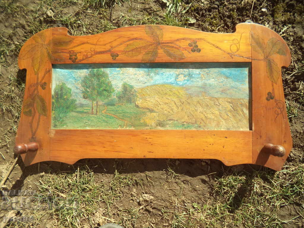 OLD BULGARIAN PAINTING - PASTEL CARDON with price 85.50 BGN | € 43.72 OLD BULGARIAN PAINTING - PASTEL CARDON with price 85.50 BGN | € 43.72