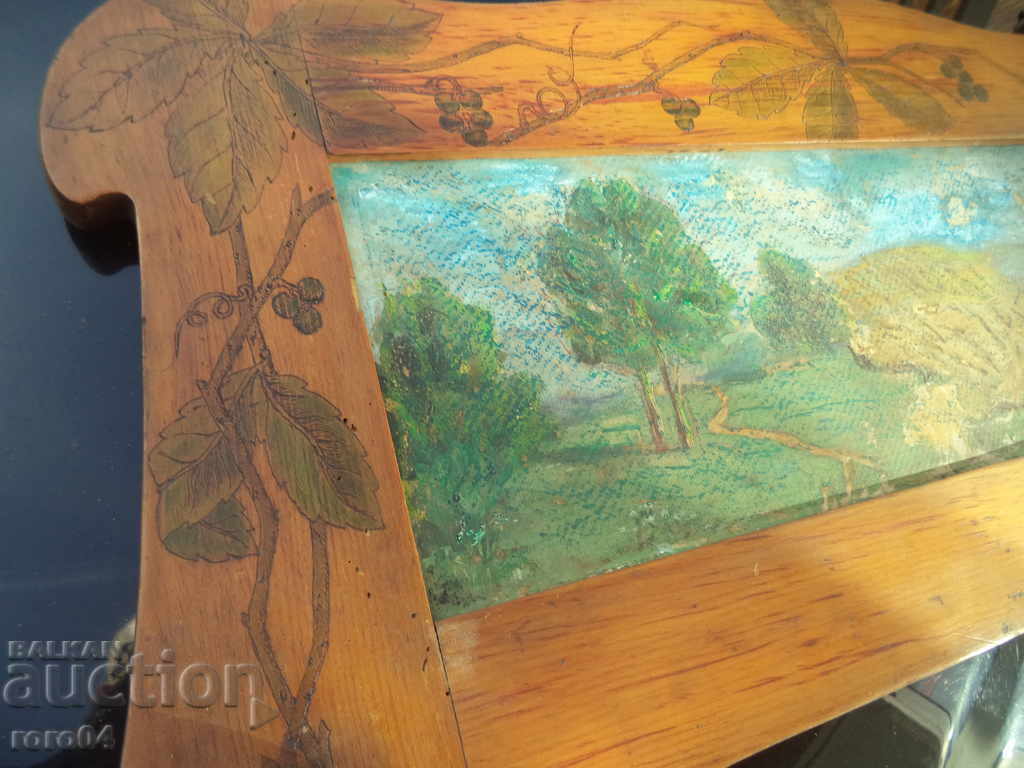 OLD BULGARIAN PAINTING - PASTEL CARDON - 7 OLD BULGARIAN PAINTING - PASTEL CARDON - 7