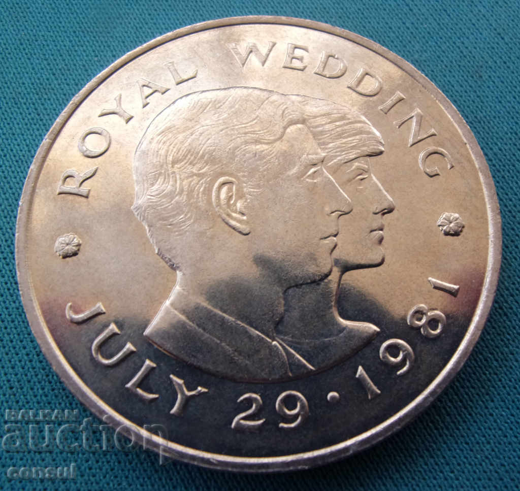 o. Jersey 2 lire 1981 monedă rară cu preț € 17.90 | 35.01 BGN