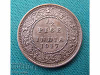 British India й Pie 1917 Rare Coin