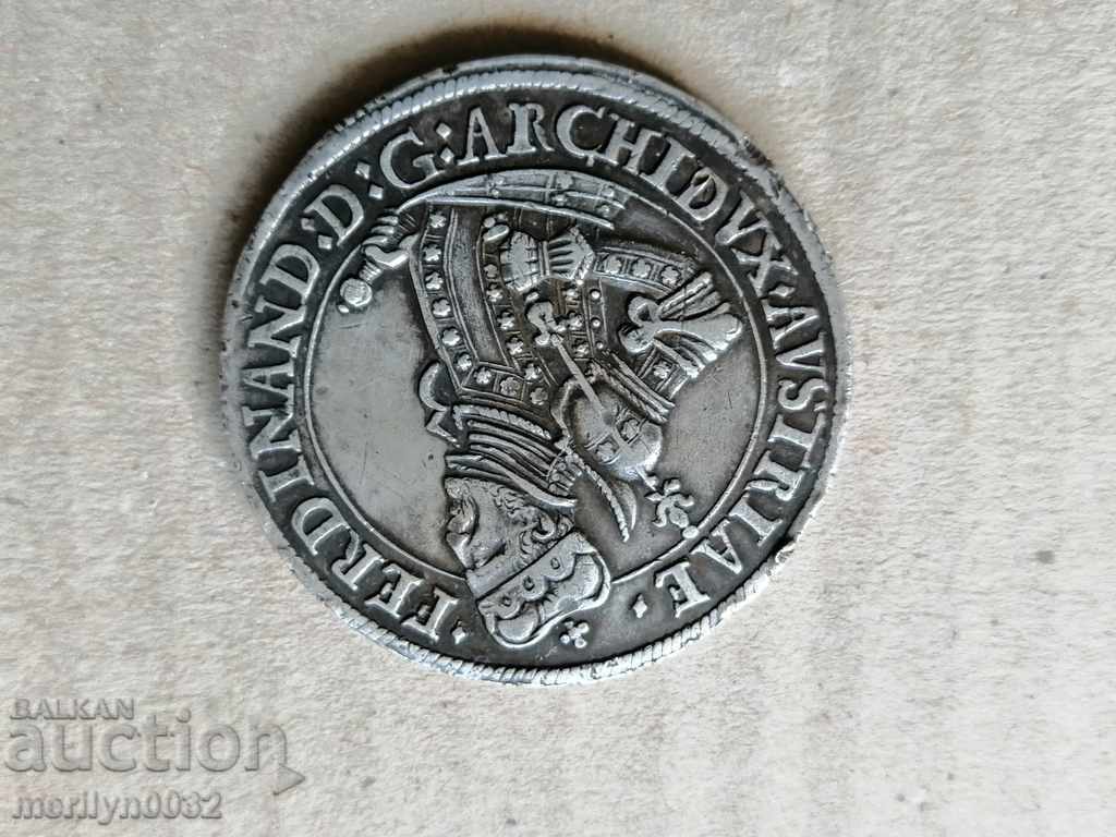 Moneda de argint Thaler Ferdinand Austria Tirol 28.1g cu preț € 505.67 | 989.00 BGN
