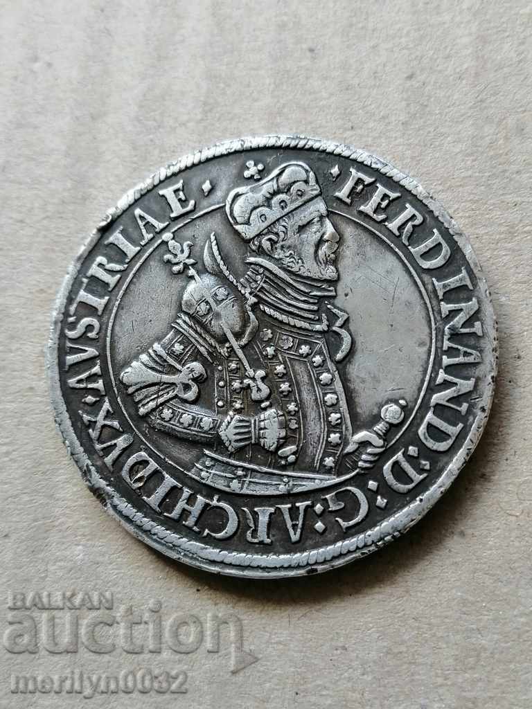 Moneda de argint Thaler Ferdinand Austria Tirol 28.1g