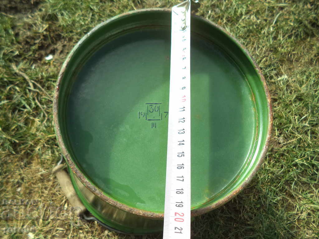 OLD ENAMELED COFFEE SAMPLE 1970 - 5 OLD ENAMELED COFFEE SAMPLE 1970 - 5