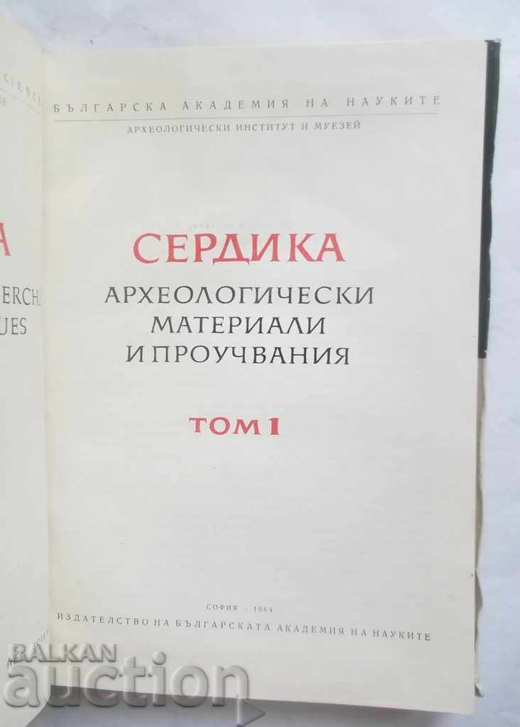 Serdica. Archaeological materials and studies. Volume 1, 1964 with price 120.00 BGN | € 61.36 Serdica. Archaeological materials and studies. Volume 1, 1964 with price 120.00 BGN | € 61.36