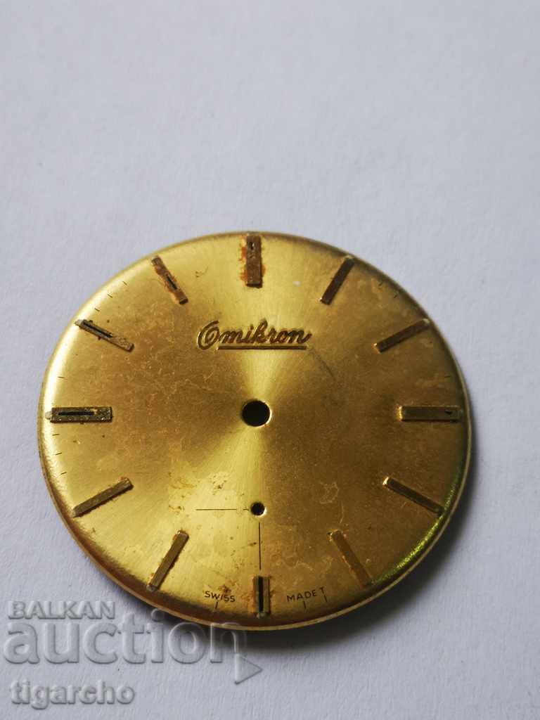 Omikron watch dial