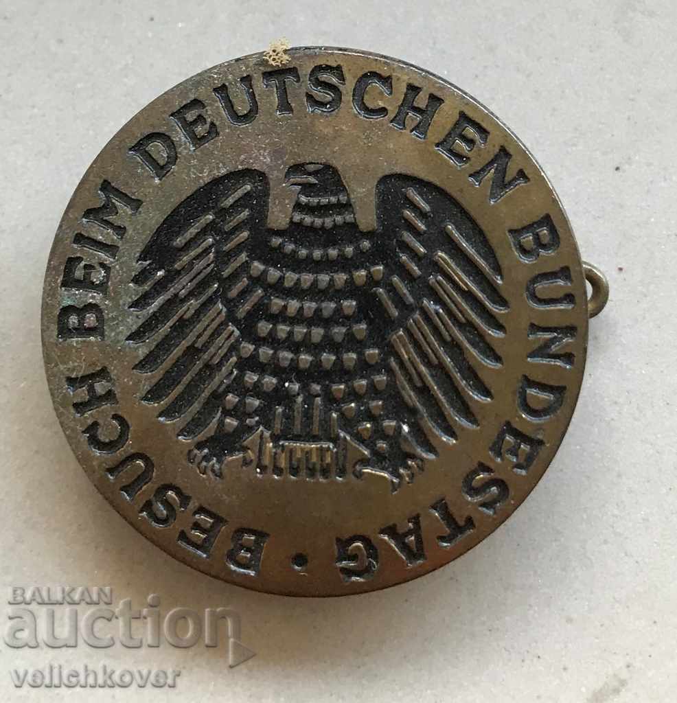 27154 West Germany sign to visit the Bundestag