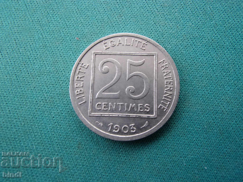 Franța 25 Santim 1903 cu preț € 4.09 | 8.00 BGN Franța 25 Santim 1903 cu preț € 4.09 | 8.00 BGN