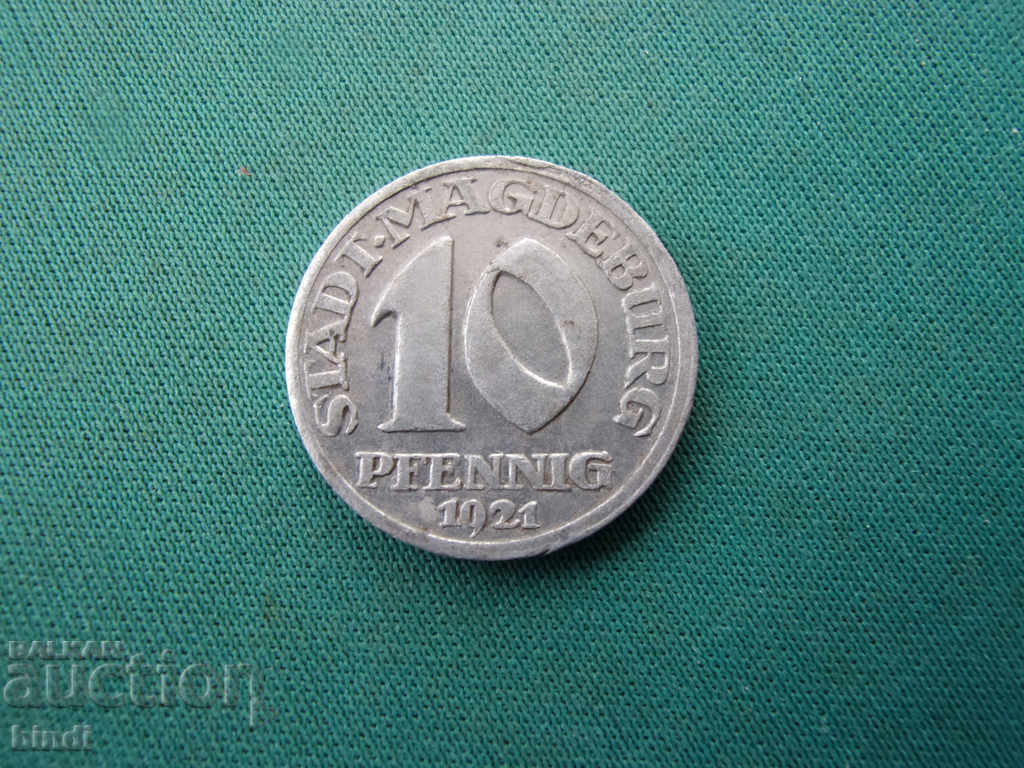Germania Magdeburg 10 Pfennig 1921 cu preț € 5.11 | 9.99 BGN Germania Magdeburg 10 Pfennig 1921 cu preț € 5.11 | 9.99 BGN