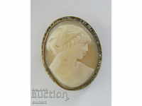OLD BROOCH OR GAME COME VICTORIAN CAMEO