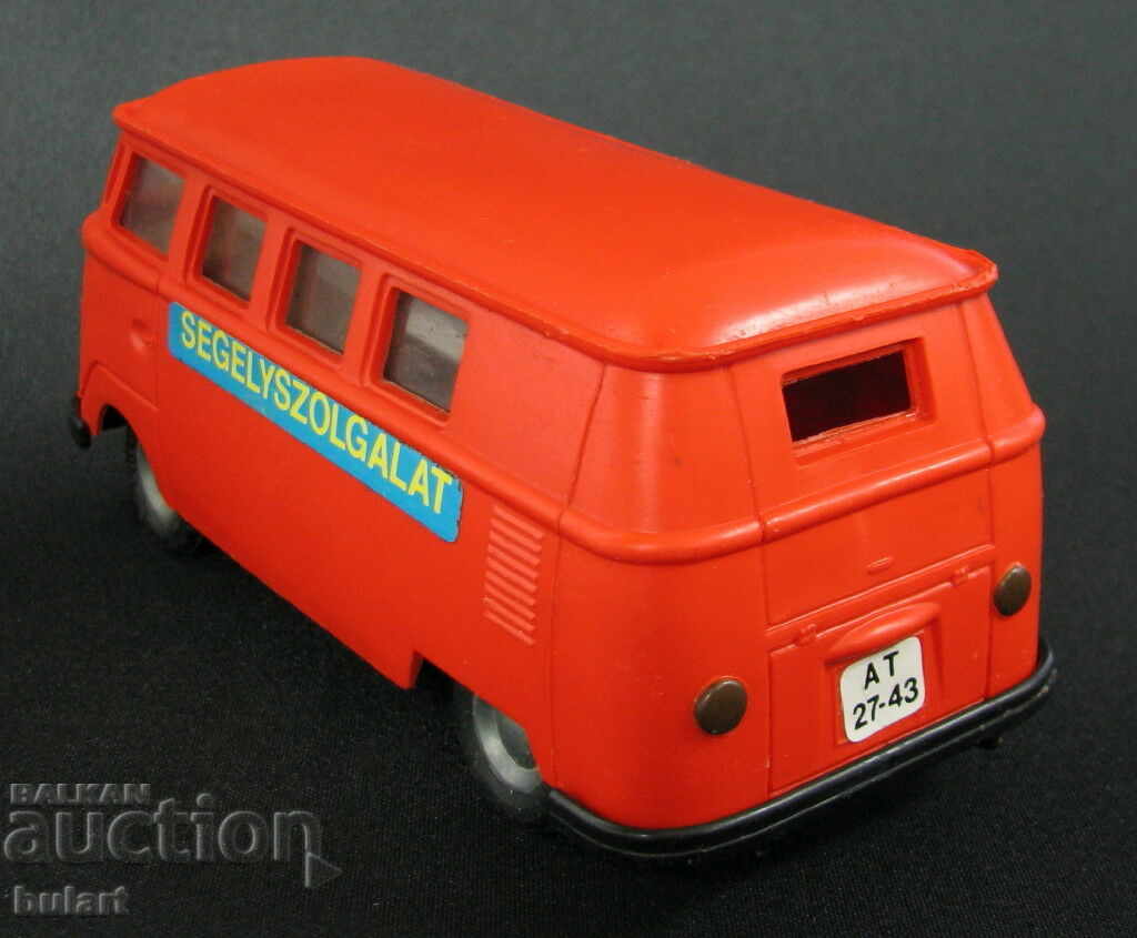 VOLKSWAGEN VAN PLASTIC TOY VAN PLAYER HUNGARY LEMEZ with price 80.00 BGN | € 40.90