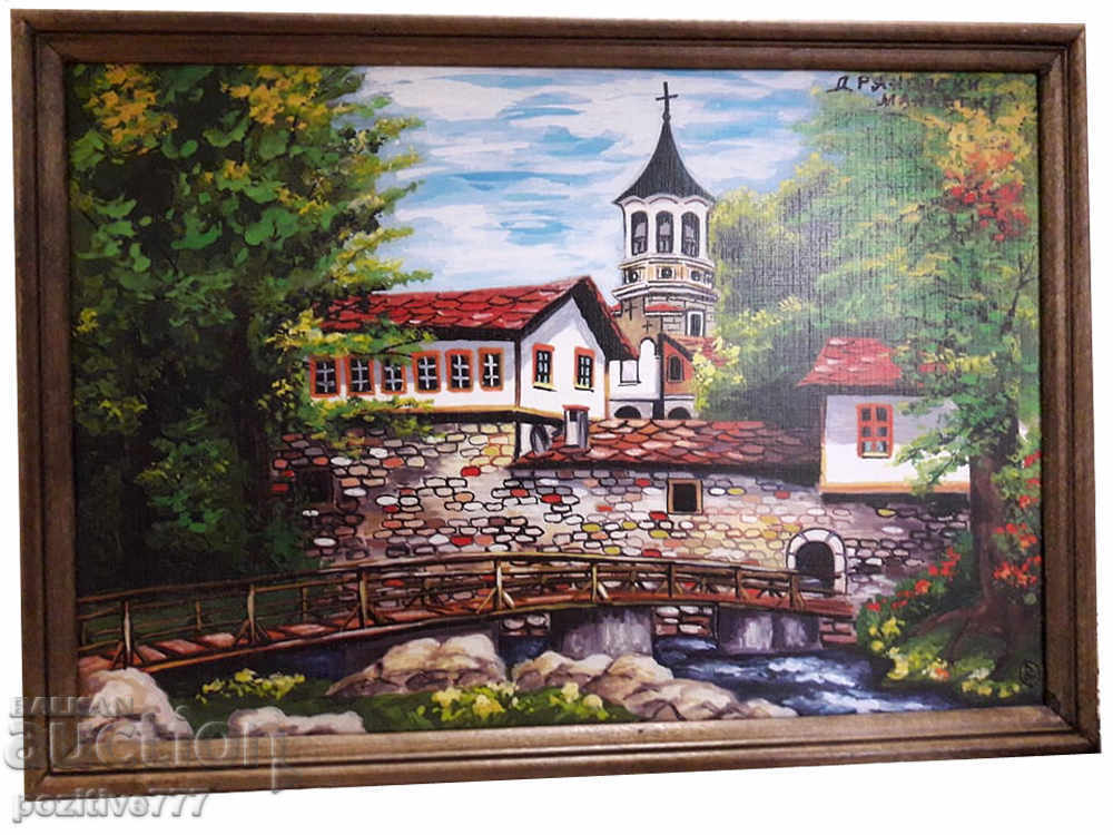 Ancient handmade painting - Dryanovo Monastery - 6
