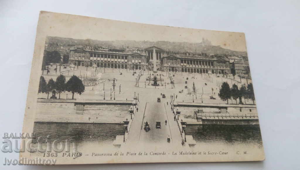 Paris Paris Panorama de la Place de la Comcorde 1927