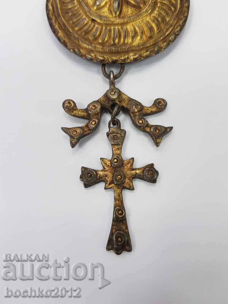 Rare Bulgarian renaissance silver jewelry with gilding with price 190.00 BGN | € 97.15 Rare Bulgarian renaissance silver jewelry with gilding with price 190.00 BGN | € 97.15