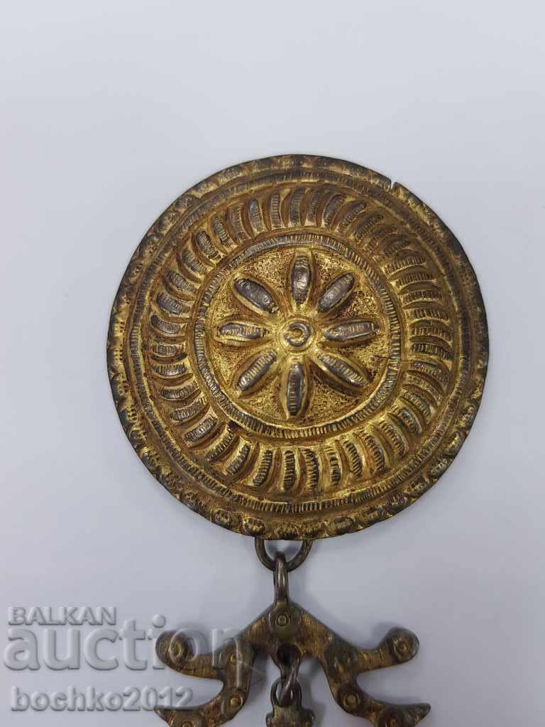 Auction Rare Bulgarian renaissance silver jewelry with gilding Auction Rare Bulgarian renaissance silver jewelry with gilding