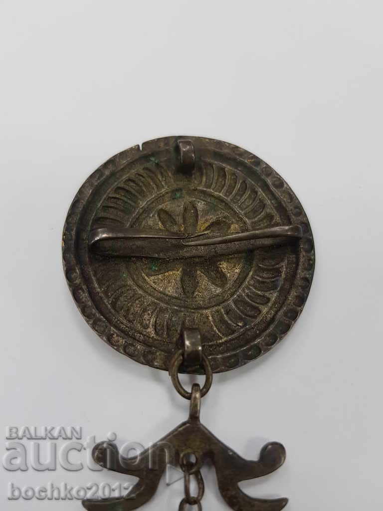 Rare Bulgarian renaissance silver jewelry with gilding - 6 Rare Bulgarian renaissance silver jewelry with gilding - 6