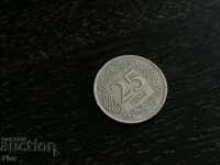Monedă - Turcia - 25 kurush | 2011.