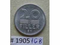 20 filler 1974 Hungary