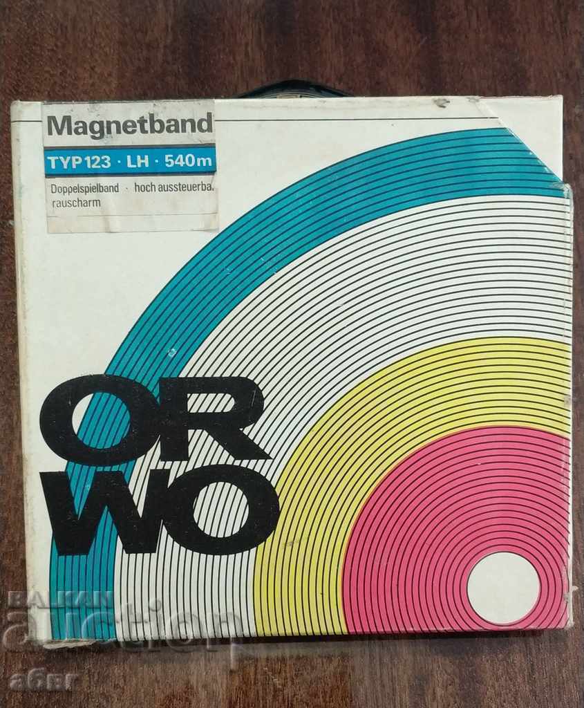 Магнетофонна лента ORWO TYP 123 - LH - 540 m
