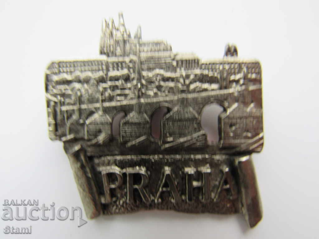 Auction  Metal 3D magnet from Prague, Czech Republic -3