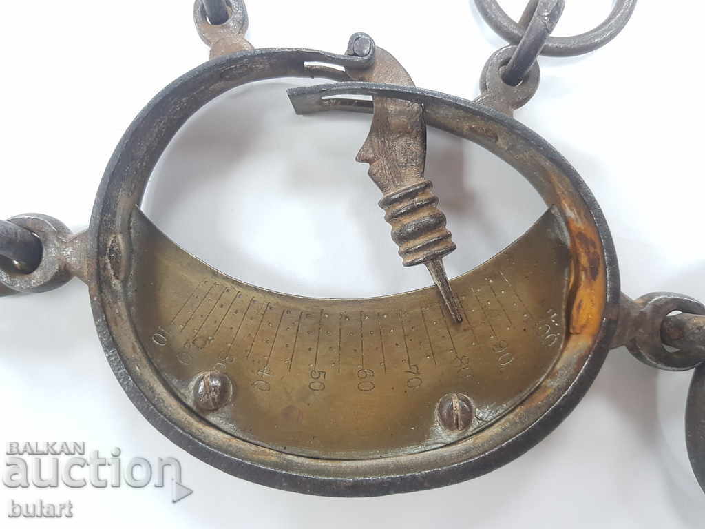 OLD OTTOMAN OFFICE OTTOMAN SCALE GERMANY SOLINGEN 1900 with price 220.00 BGN | € 112.48 OLD OTTOMAN OFFICE OTTOMAN SCALE GERMANY SOLINGEN 1900 with price 220.00 BGN | € 112.48