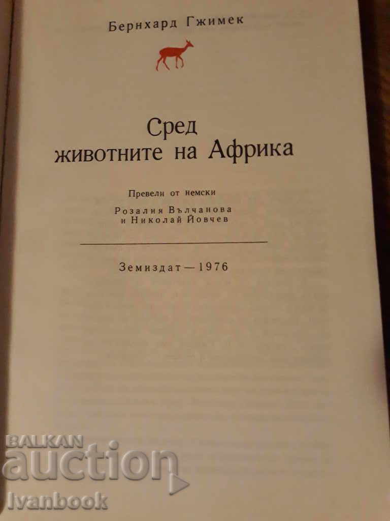Delivery of Among the animals of Africa - Bernhard Gimek Delivery of Among the animals of Africa - Bernhard Gimek