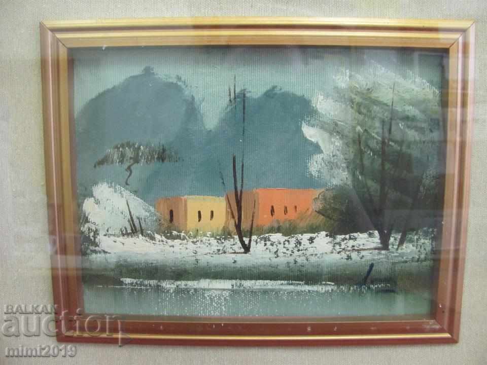 Auction Oil painting on canvas Signed Auction Oil painting on canvas Signed
