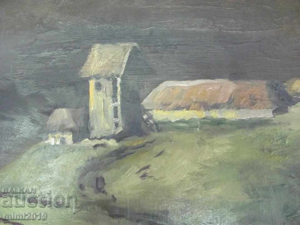 Auction Picture of oil on a sheet of paper Auction Picture of oil on a sheet of paper