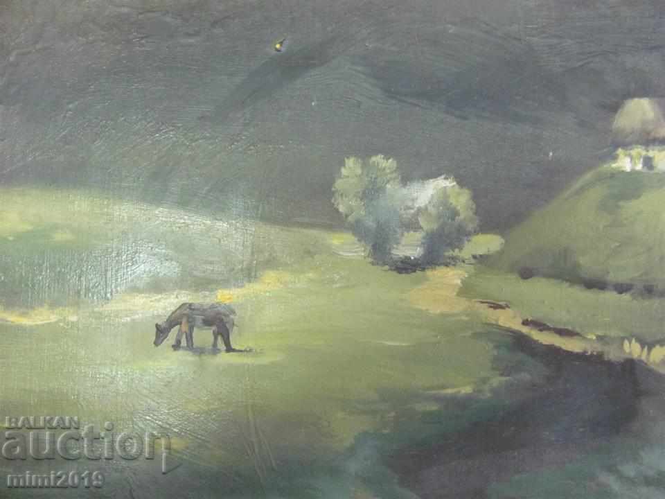 Delivery of Picture of oil on a sheet of paper Delivery of Picture of oil on a sheet of paper