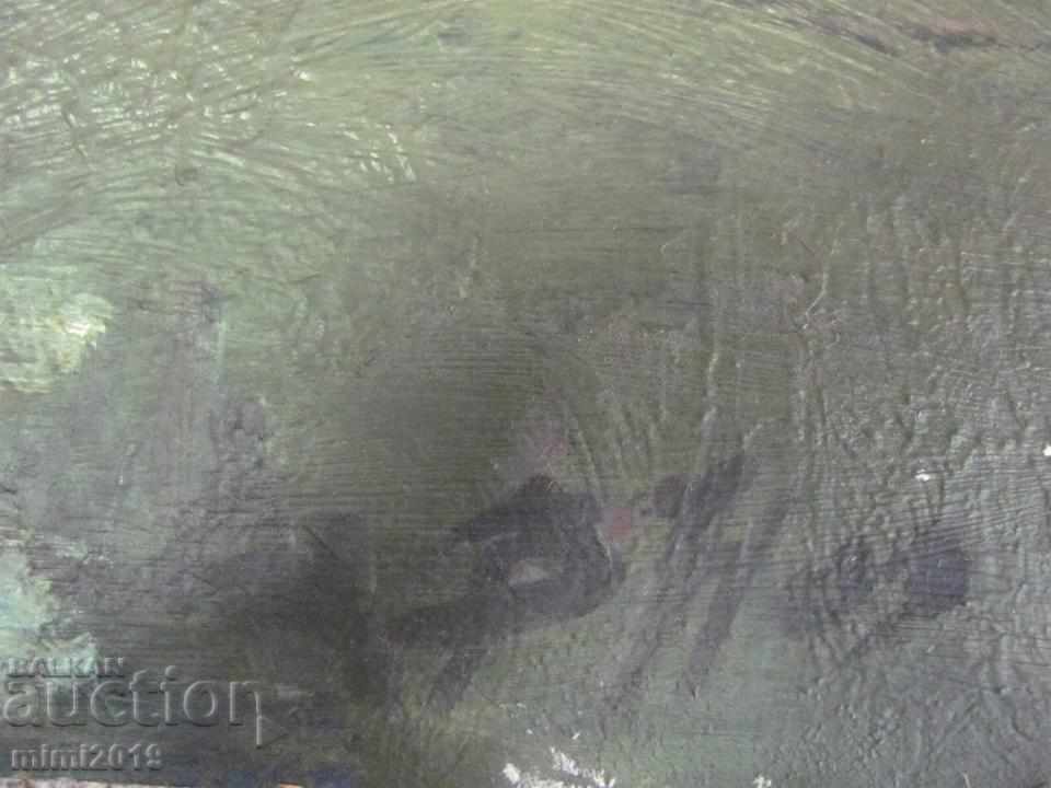 Picture of oil on a sheet of paper - 5 Picture of oil on a sheet of paper - 5