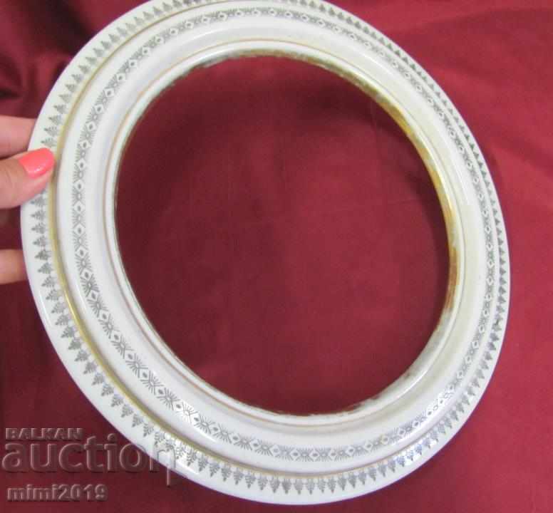 Delivery of Old Porcelain Photo Frame Delivery of Old Porcelain Photo Frame