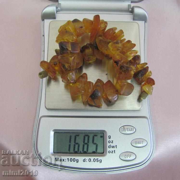 Auction Old Bracelet Natural Raw Amber Auction Old Bracelet Natural Raw Amber