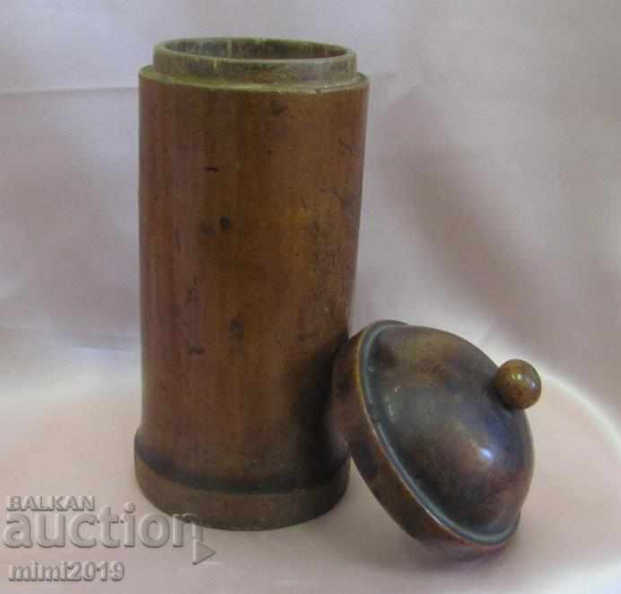 Φαρμακείο του 19ου αιώνα Ξύλινο βάζο με τιμή 114.00 BGN | € 58.29 Φαρμακείο του 19ου αιώνα Ξύλινο βάζο με τιμή 114.00 BGN | € 58.29