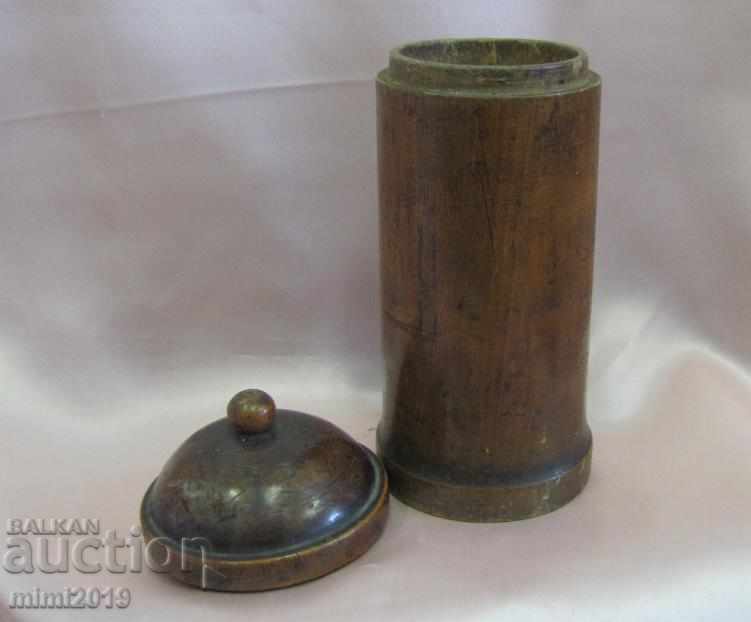 Φαρμακείο του 19ου αιώνα Ξύλινο βάζο - 5 Φαρμακείο του 19ου αιώνα Ξύλινο βάζο - 5